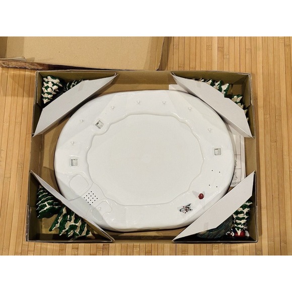 VINTAGE 1996 Christmas Fantasy LTD Wonderland Skaters Pond 8 Songs W/Box Tested - Picture 11 of 16